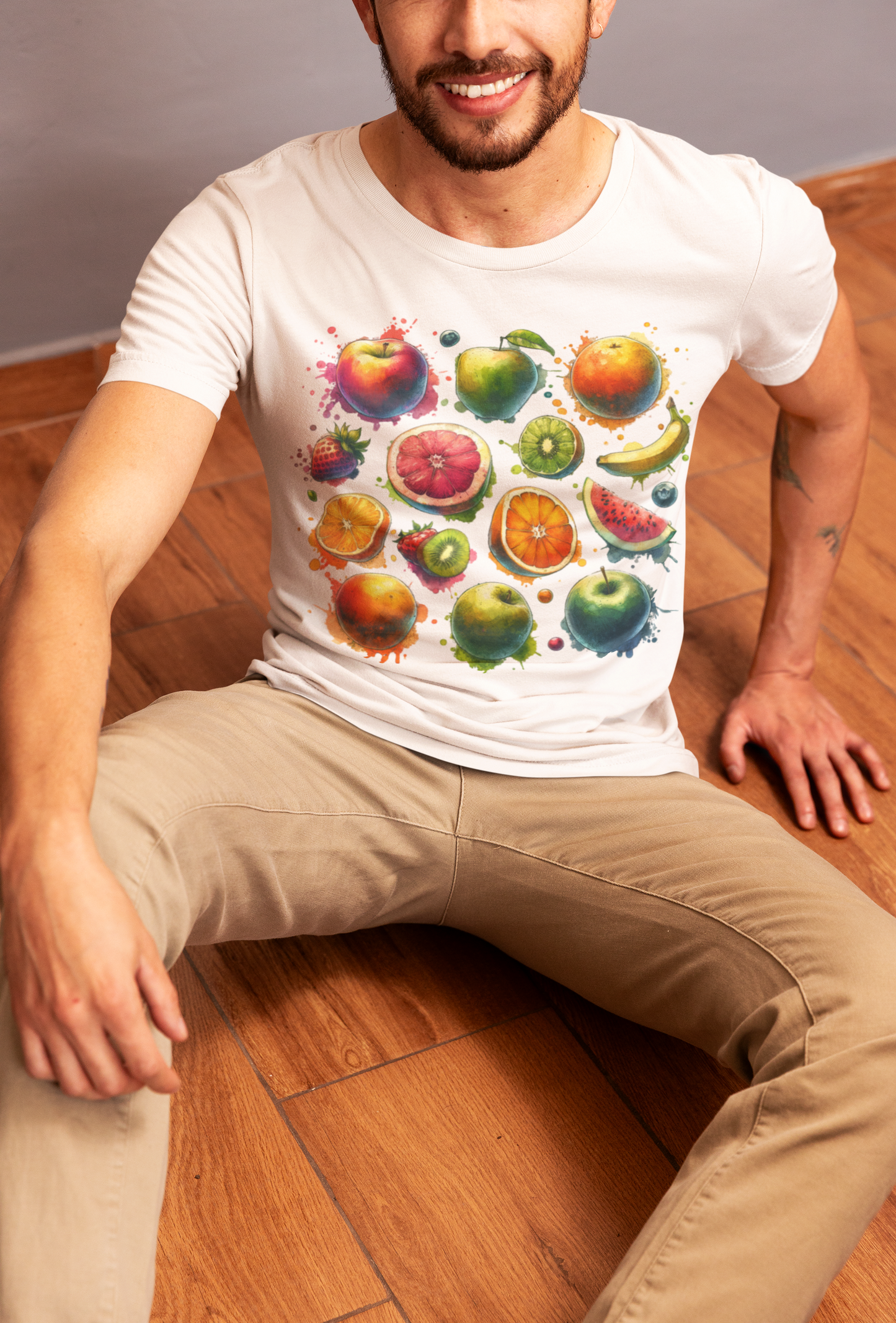 Fruit-Fetti printed t-shirt