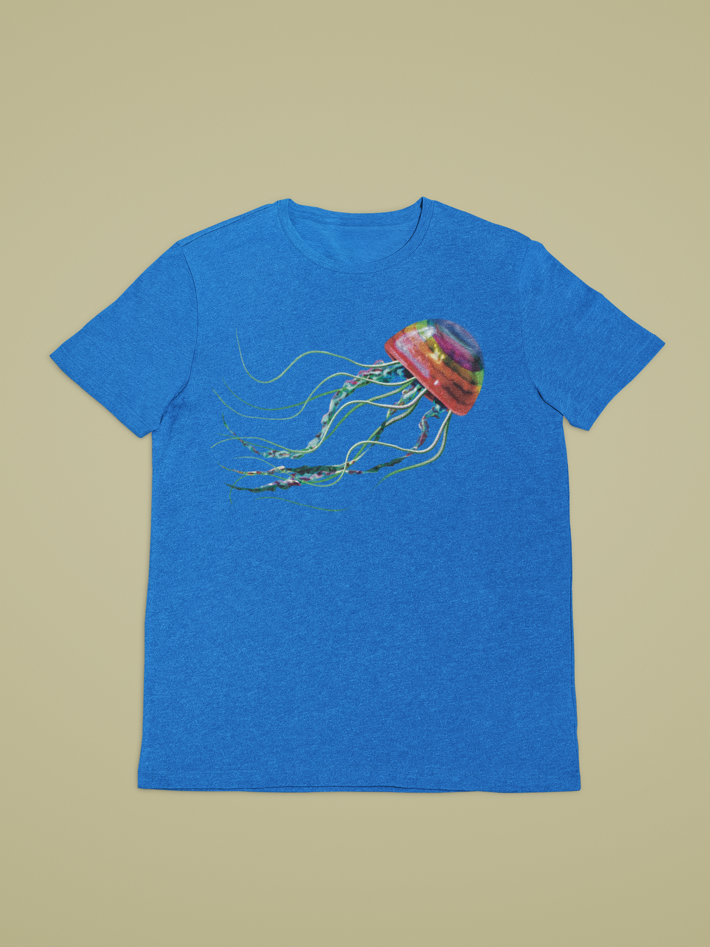 Jello-fish printed t-shirt